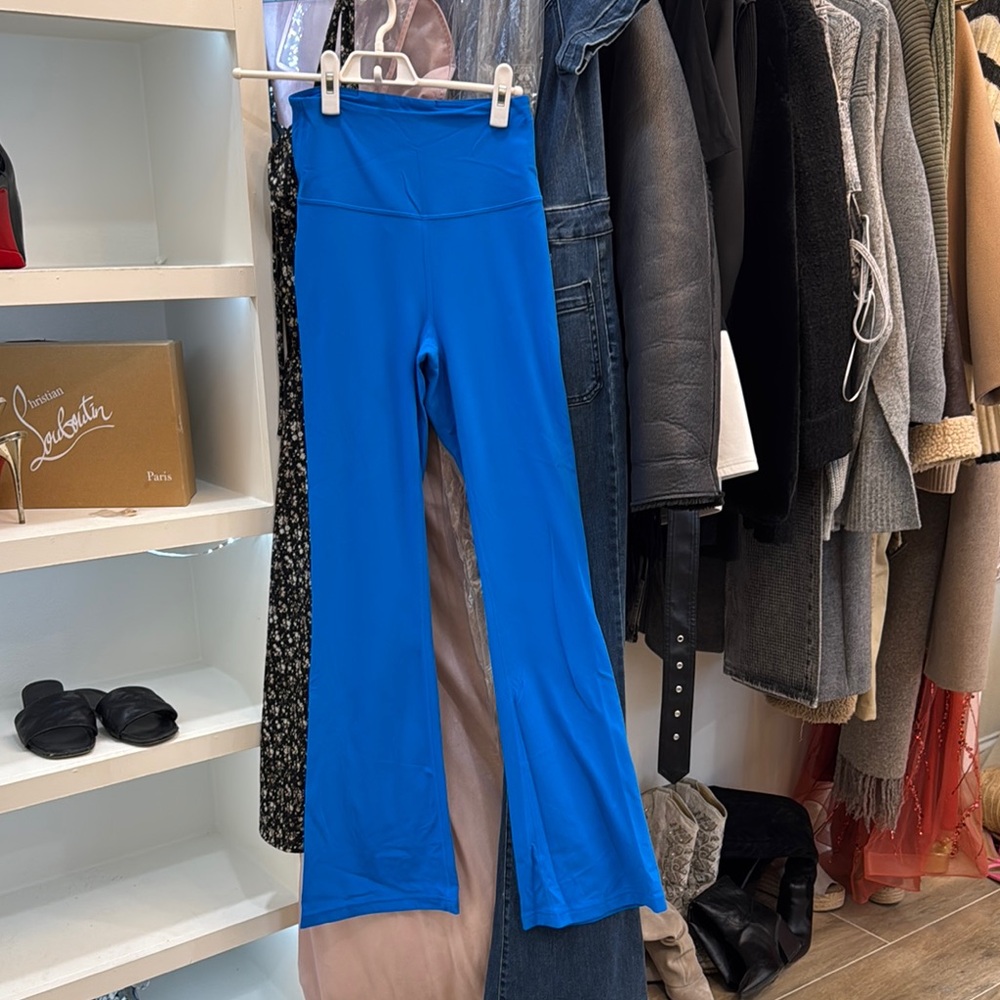 lululemon athletica Bright Blue Flare leggings